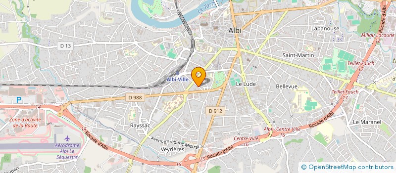 localisation de l'entreprise SPONTOUR 1 à ALBI
