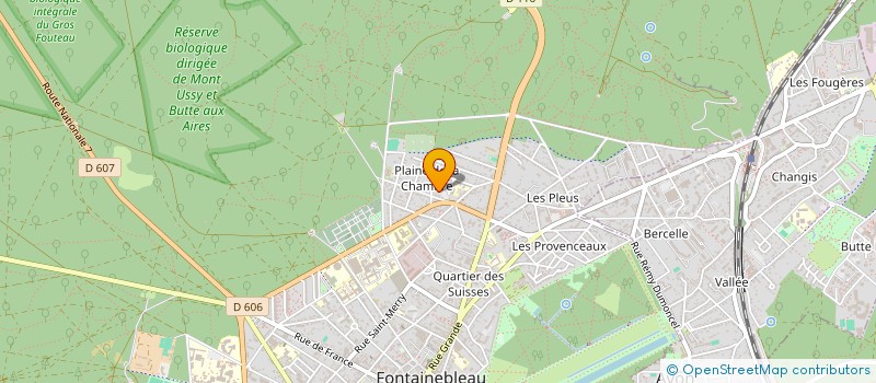 localisation de l'entreprise SPOOL SAISIE TOUS TRAVAUX INFORMATIQUES à FONTAINEBLEAU