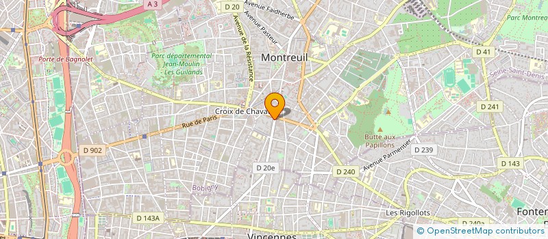 localisation de l'entreprise SPOONFUL à MONTREUIL