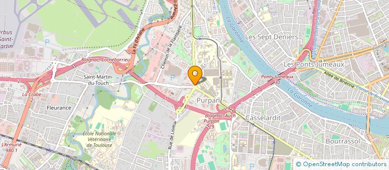 localisation de l'entreprise SPOR ETUD ECOLE REGIO MAS-KINE à TOULOUSE