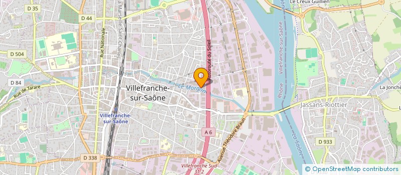 localisation de l'entreprise SPORA MEDICAL à VILLEFRANCHE-SUR-SAONE