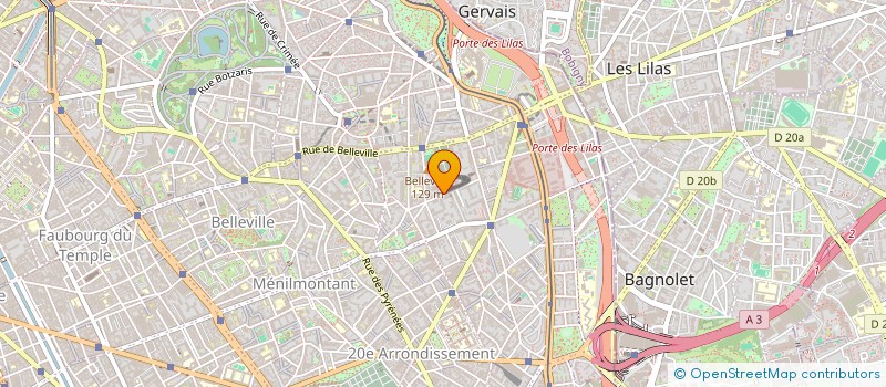 localisation de l'entreprise SPORANIM SARL  PARIS