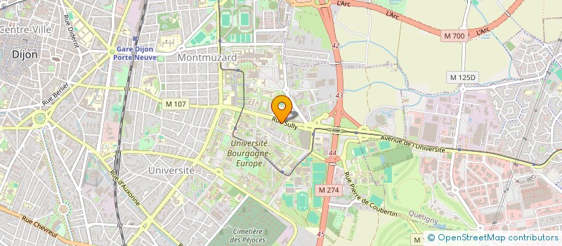 localisation de l'entreprise SPORES à DIJON