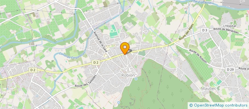 localisation de l'entreprise SPORFIT84 à ROBION