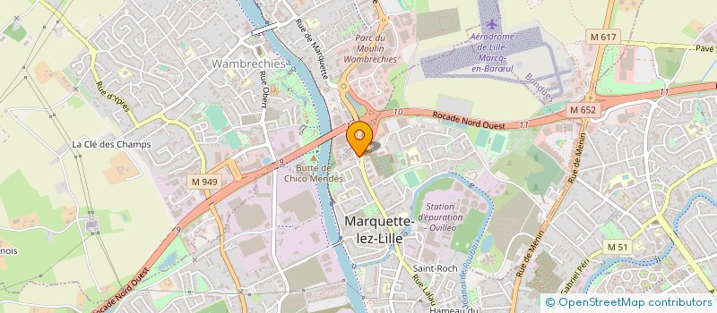 localisation de l'entreprise SPORKEA à MARQUETTE-LEZ-LILLE