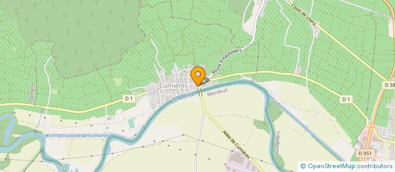 localisation de l'entreprise SPORMEL  CUMIERES