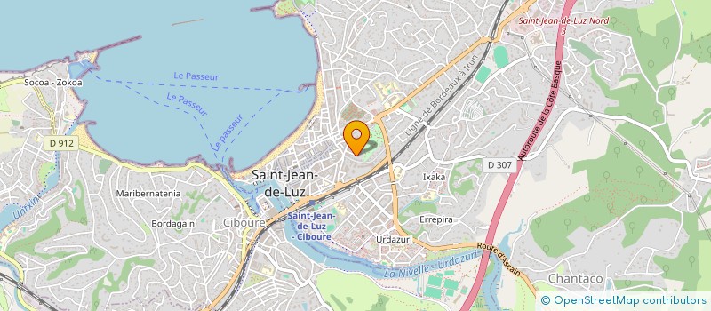 localisation de l'entreprise SPOROFORIA à SAINT-JEAN-DE-LUZ