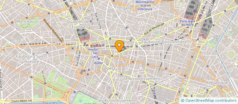 localisation de l'entreprise SPOROPTIC POUILLOUX SA à PARIS