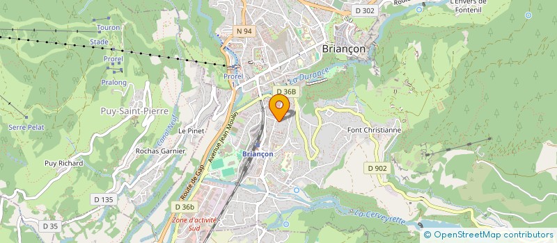 localisation de l'entreprise SPORT 1420  BRIANCON