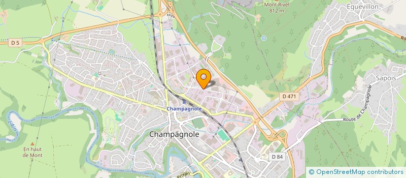 localisation de l'entreprise SPORT 2000 CHAMPAGNOLE à CHAMPAGNOLE