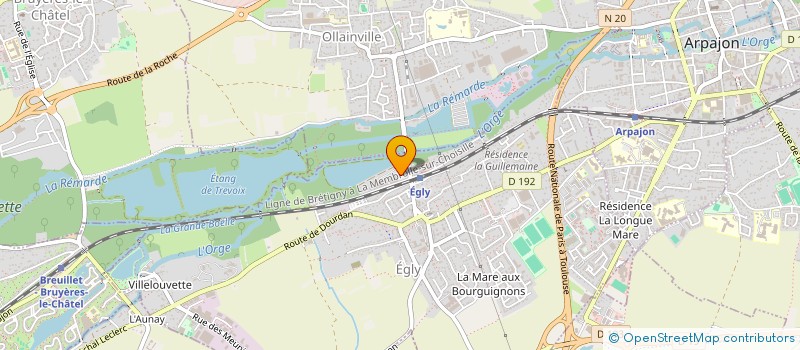 localisation de l'entreprise SPORT 2000 FRANCE  EGLY