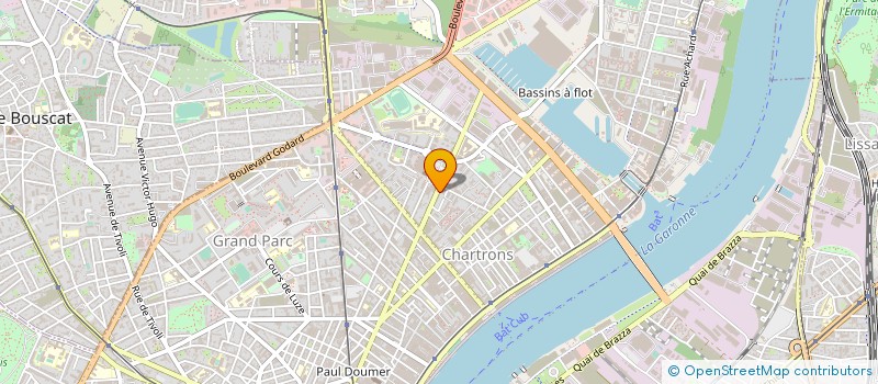 localisation de l'entreprise SPORT 33 à BORDEAUX