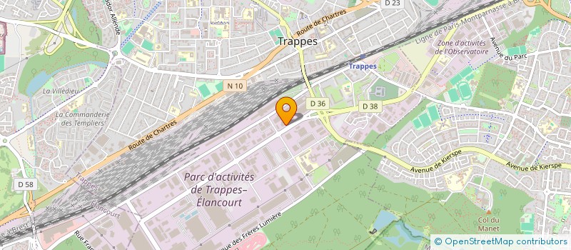 localisation de l'entreprise SPORT  TRAPPES