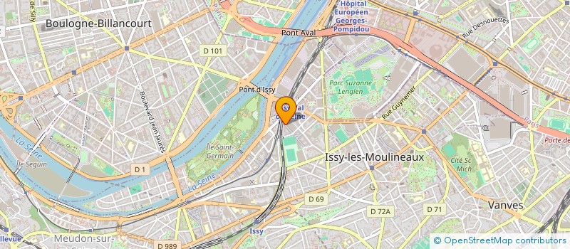 localisation de l'entreprise SPORT + à ISSY-LES-MOULINEAUX