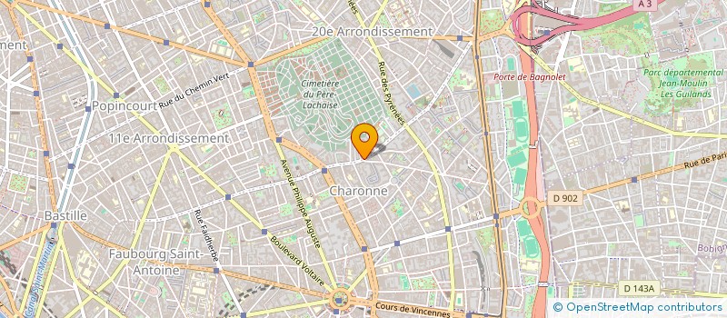 localisation de l'entreprise SPORT 54 à PARIS