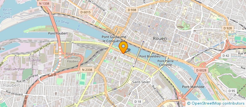 localisation de l'entreprise SPORT 76 à ROUEN