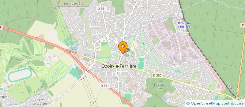 localisation de l'entreprise SPORT 77 à OZOIR-LA-FERRIERE