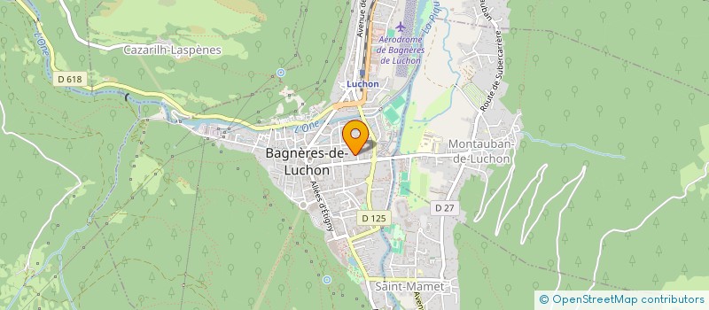 localisation de l'entreprise SPORT A COEUR à BAGNERES-DE-LUCHON