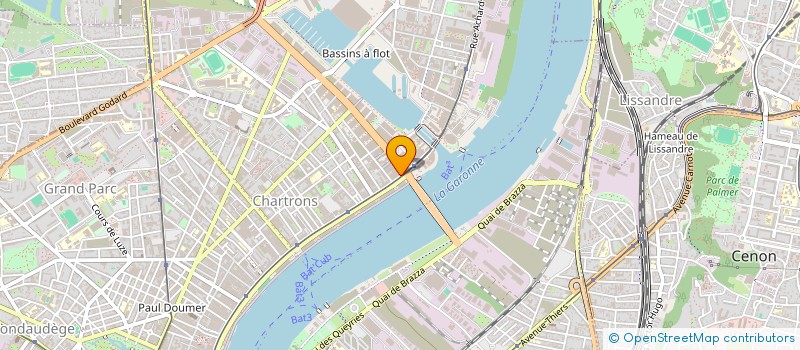 localisation de l'entreprise SPORT ACADEMY à BORDEAUX