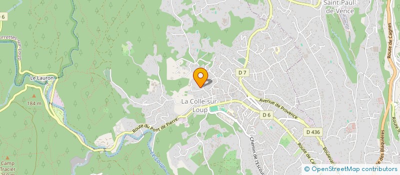localisation de l'entreprise SPORT ACADEMY PACA à LA COLLE-SUR-LOUP