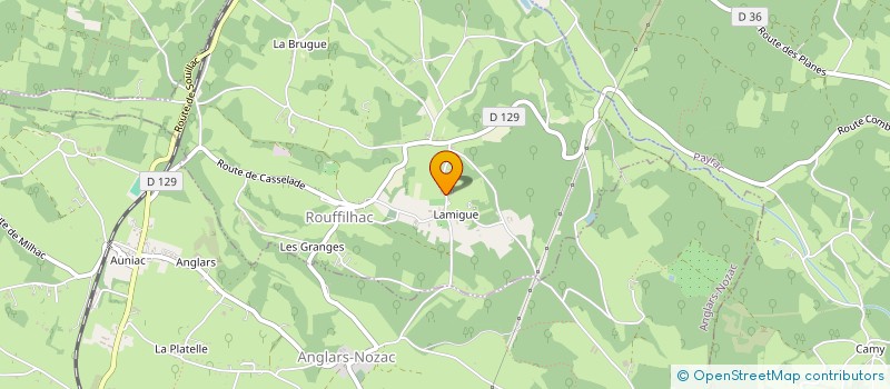 localisation de l'entreprise SPORT ACTIV' ATTITUDE  ROUFFILHAC