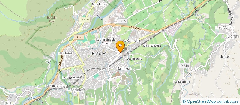 localisation de l'entreprise SPORT ADAPTE DU CONFLENT  PRADES