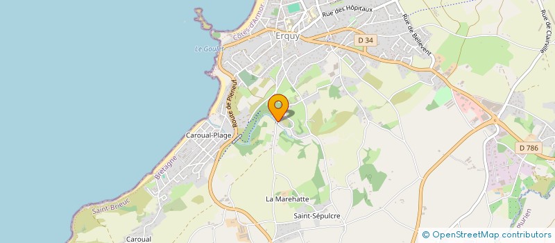 localisation de l'entreprise SPORT ADAPTE FITNESS EQUILIBRE à ERQUY