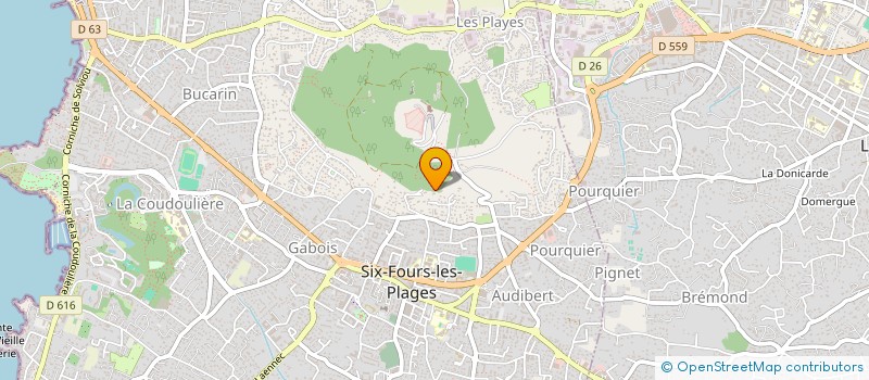 localisation de l'entreprise SPORT ADAPTE SANTE 83 à SIX-FOURS-LES-PLAGES