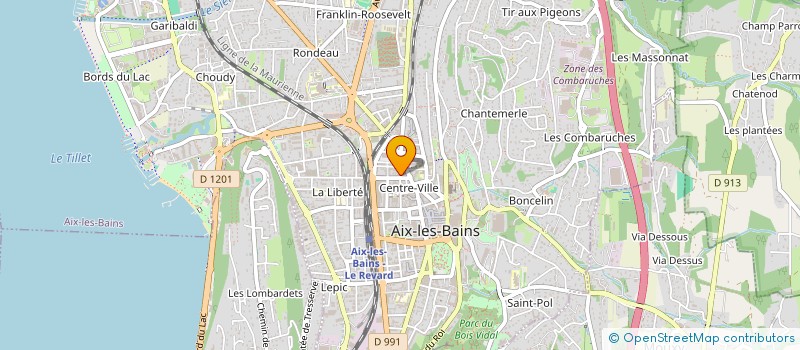 localisation de l'entreprise SPORT'AIX à AIX-LES-BAINS
