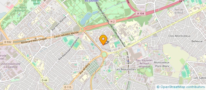 localisation de l'entreprise SPORT ALIM SANTE POUR TOUS à AULNAY-SOUS-BOIS