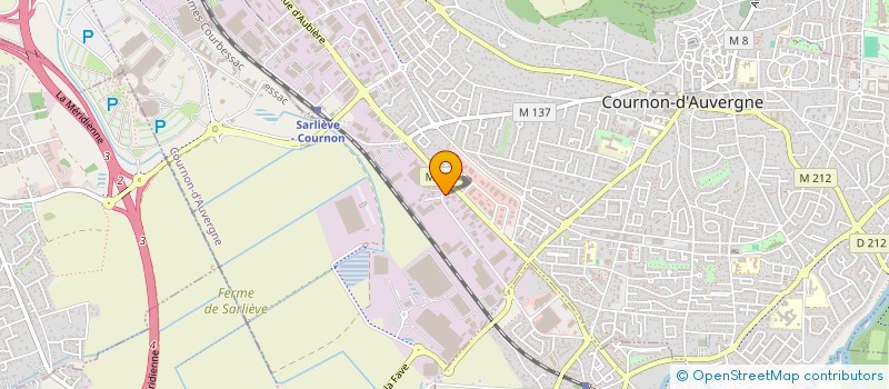 localisation de l'entreprise SPORT ALIMENTATION SANTE  COURNON-D'AUVERGNE