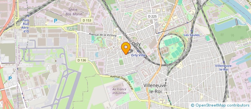 localisation de l'entreprise SPORT'ANIM  ORLY