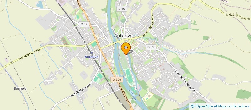 localisation de l'entreprise SPORT ATHLETIQUE AUTERIVAIN XV  AUTERIVE