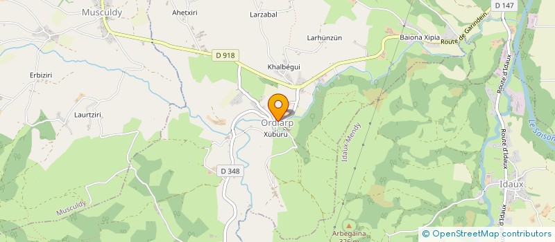 localisation de l'entreprise SPORT ATHLETIQUE MAULEONAIS à MAULEON-LICHARRE