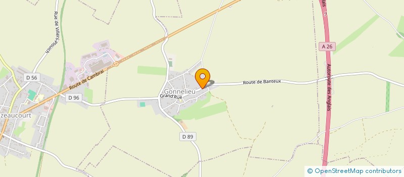 localisation de l'entreprise SPORT'ATTITUDE 59  GONNELIEU