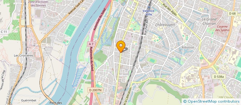 localisation de l'entreprise SPORT AUTO 26  VALENCE