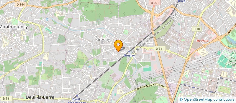 localisation de l'entreprise SPORT AUTO  GROSLAY