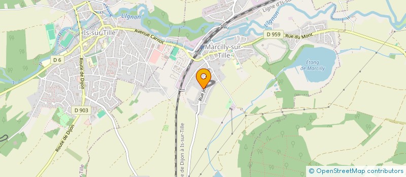 localisation de l'entreprise SPORT AUTO ISSOIS  MARCILLY-SUR-TILLE