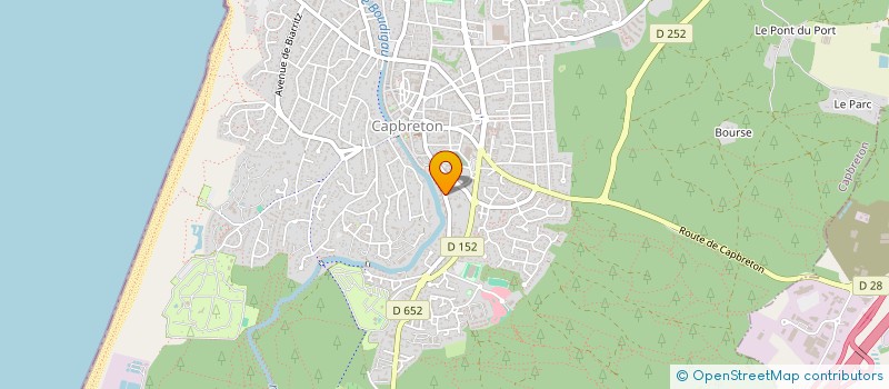 localisation de l'entreprise SPORT AUTO PASSION 40  CAPBRETON