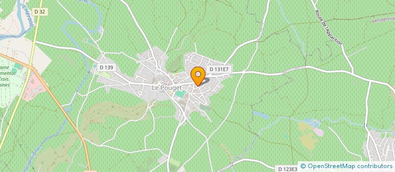 localisation de l'entreprise SPORT-AUTO-PASSION-POUGETOIS  LE POUGET