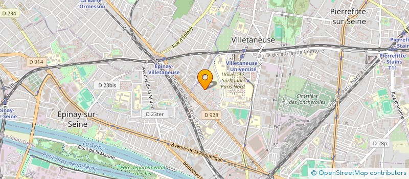localisation de l'entreprise SPORT AUTOS à VILLETANEUSE