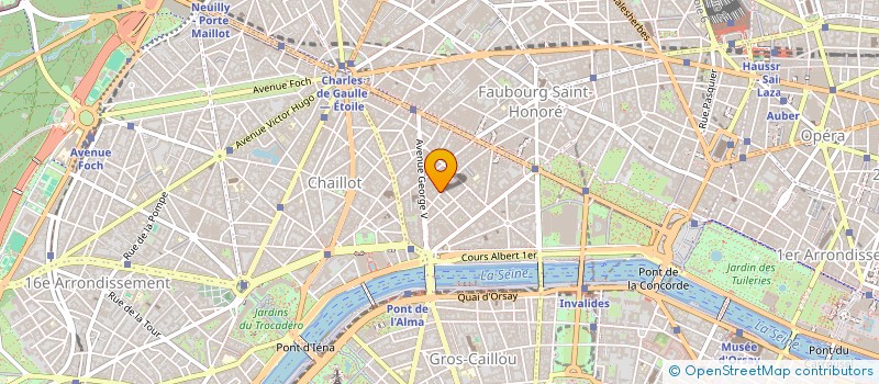 localisation de l'entreprise SPORT AUTOS LUXE à PARIS