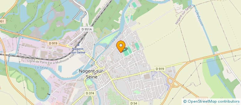 localisation de l'entreprise SPORT AVENTURE NOGENTAIS 10 à NOGENT-SUR-SEINE