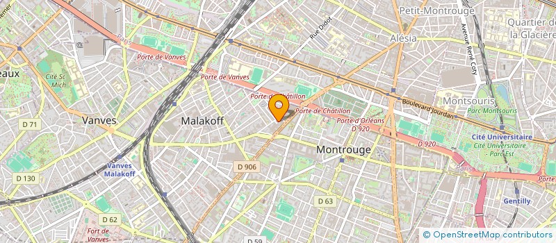localisation de l'entreprise SPORT AWAY à MALAKOFF