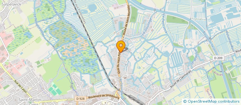 localisation de l'entreprise SPORT AX'S  SAINT-OMER