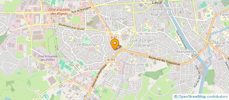 localisation de l'entreprise SPORT BIKE à LAVAL