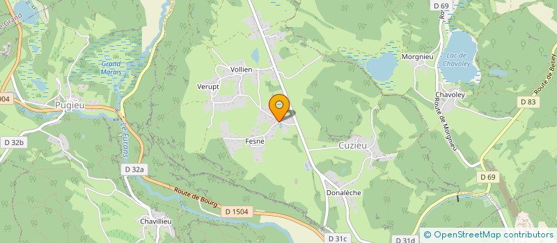 localisation de l'entreprise SPORT BOULE POUR TOUS, SPORT BOULE AUX FEMININS  CUZIEU