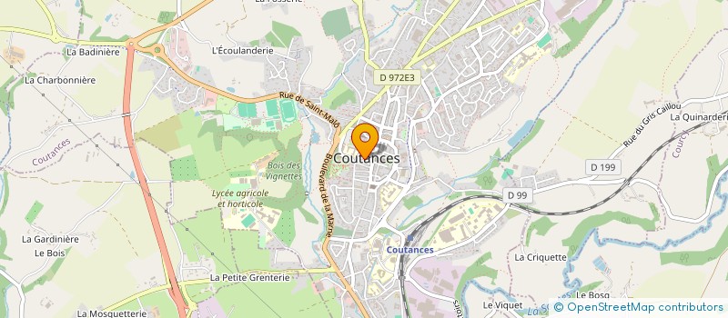 localisation de l'entreprise SPORT BOULES COUTANCES  COUTANCES