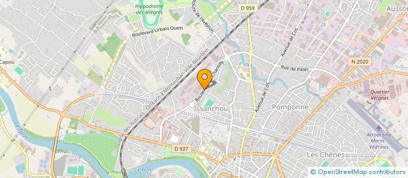 localisation de l'entreprise SPORT BOULES MONTAUBAN TARN ET GARONNE  MONTAUBAN