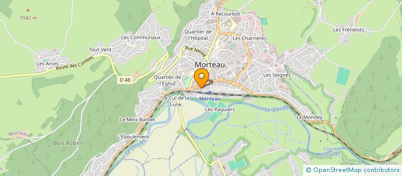 localisation de l'entreprise SPORT CAMPING SARL à MORTEAU